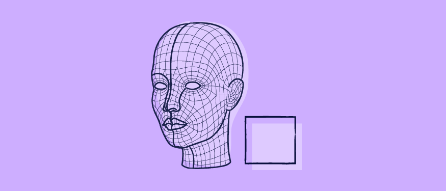 Digital wireframe human head representing digital quality | Scilife
