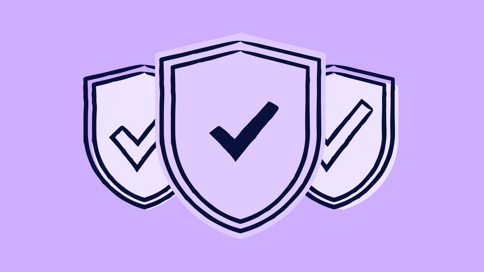 Three shields with checkmarks symbolizing security, trust, and validated compliance | Scilife