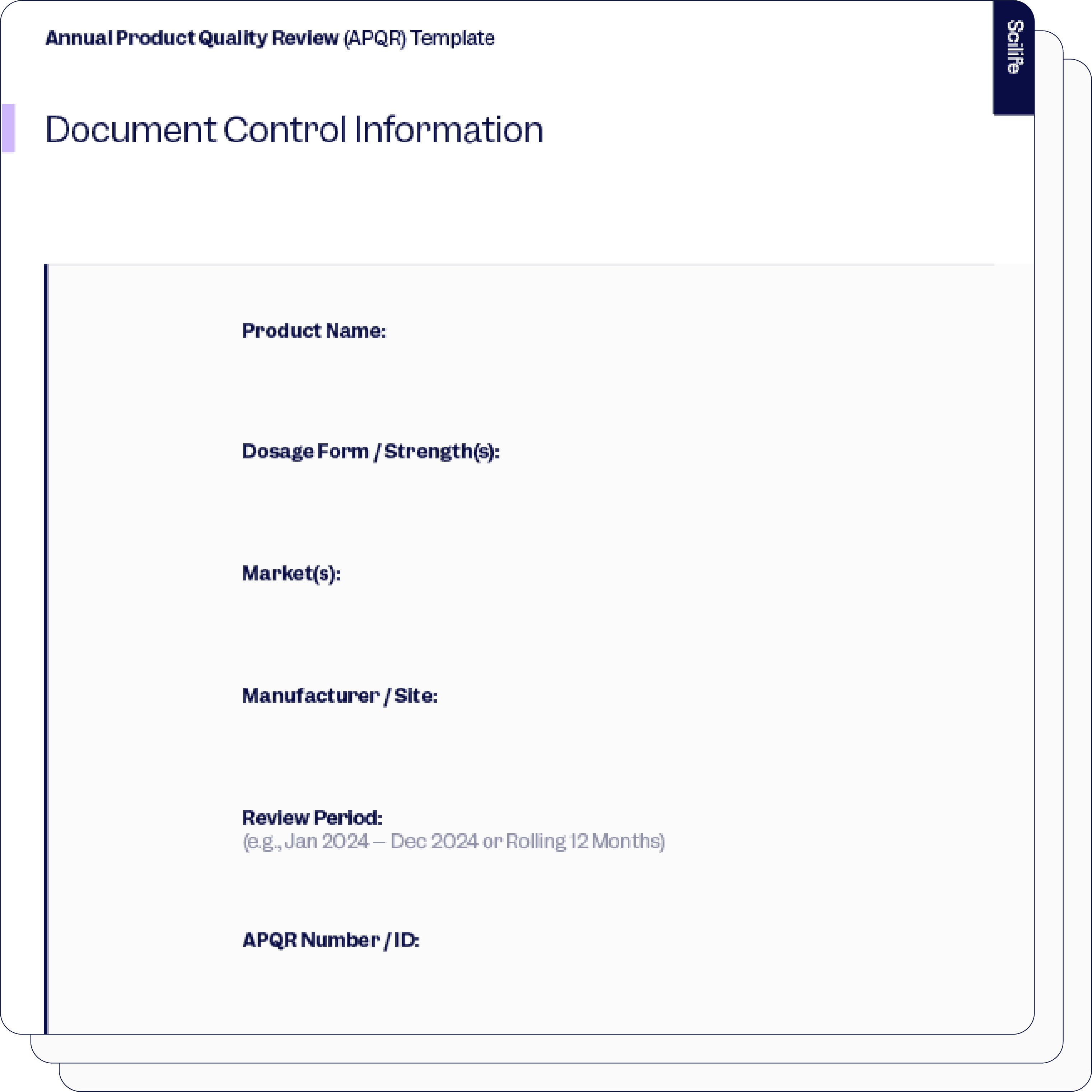 APQR template | Scilife