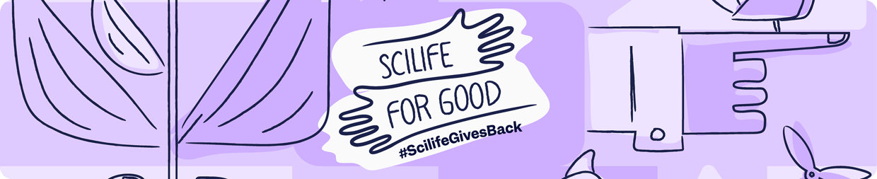Illustration symbolizing Scilife for Good initiatives | Scilife