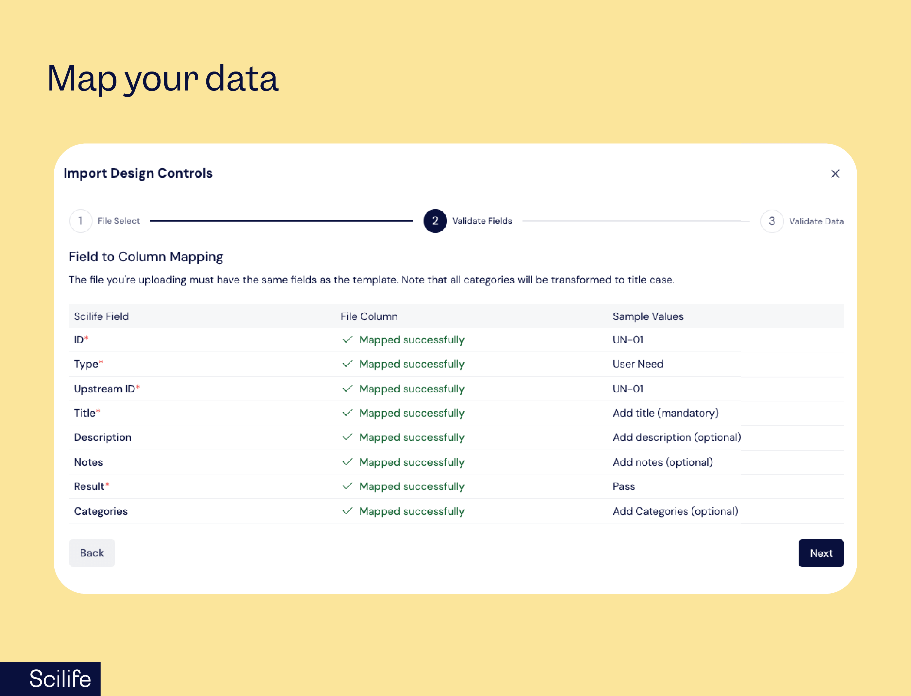 design and development software -Map your data