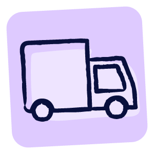 Healthcare logistics truck in motion | Scilife