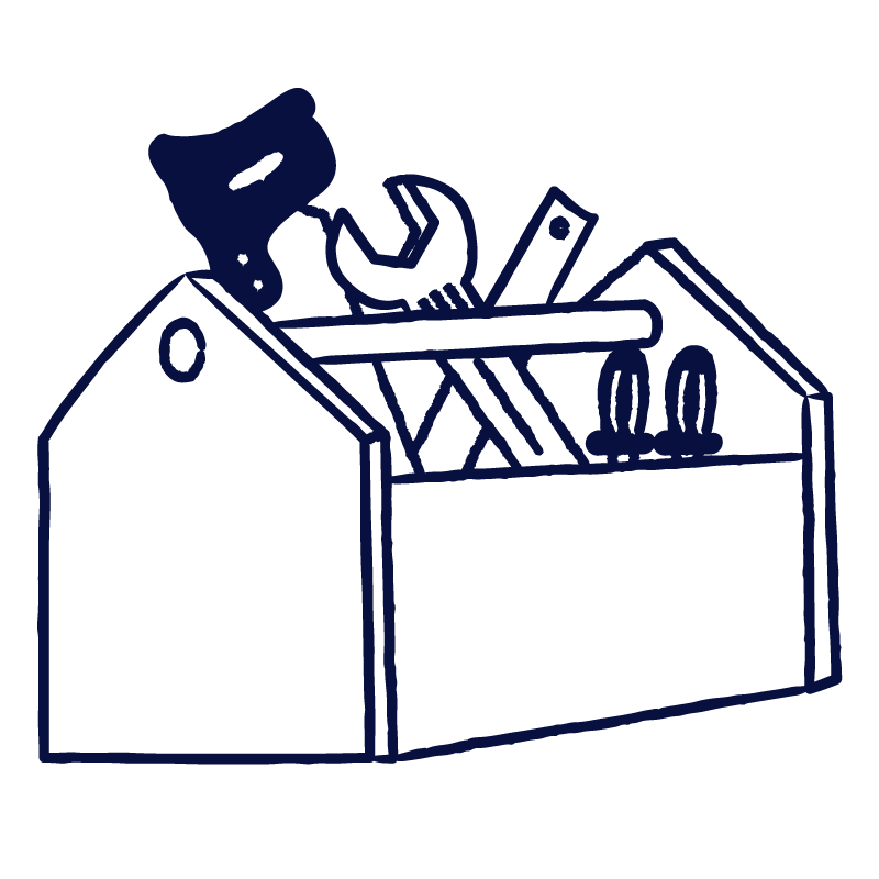 Illustration that represents quality templates, guides and tools | Scilife