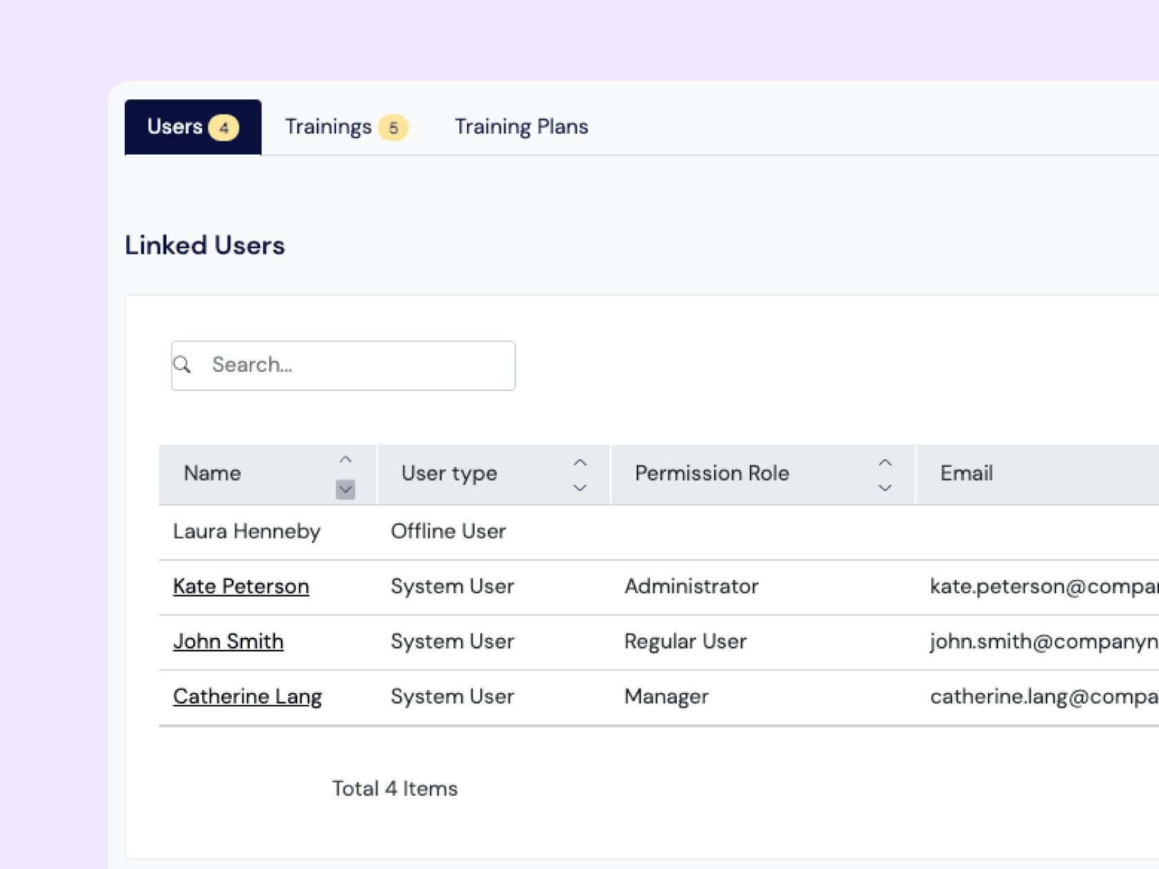 Connected training records to verify staff qualification | Scilife
