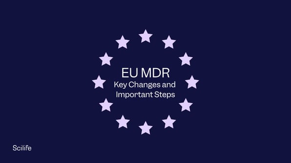 Infographics of EU MDR Key Changes and Important Steps | Scilife 