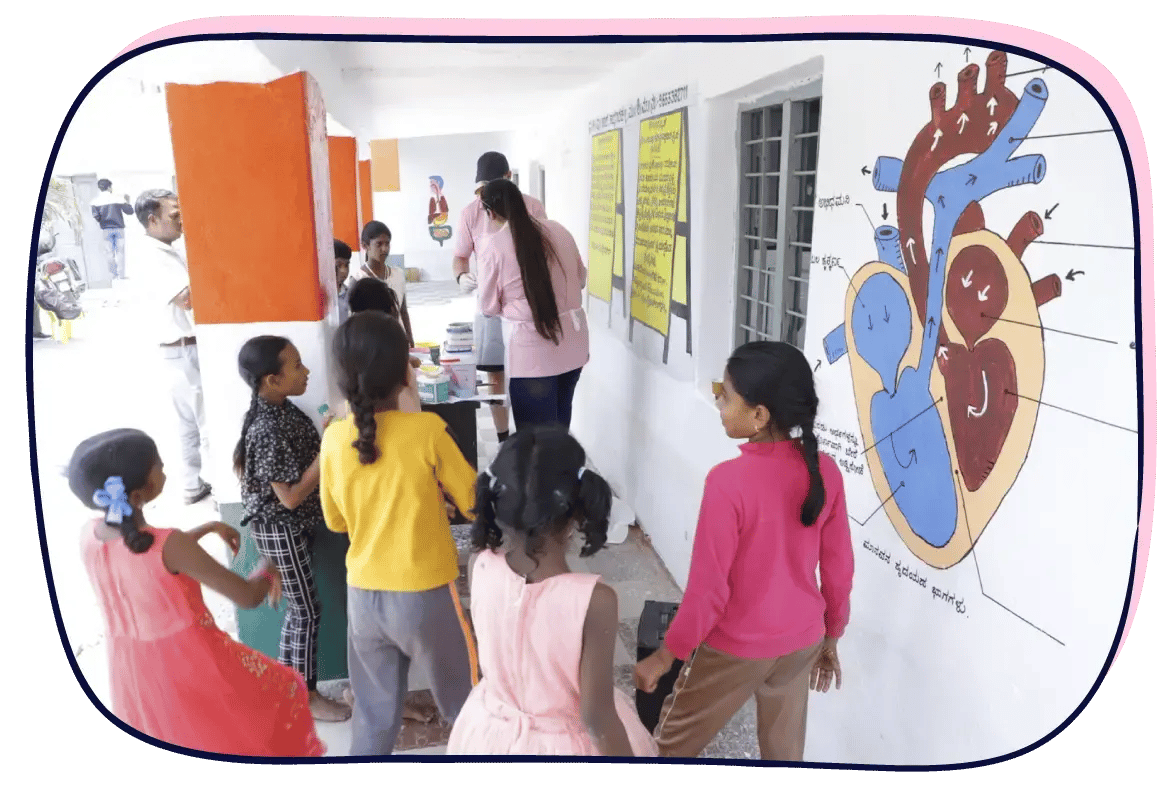Children paint murals alongside Scilife volunteers | Scilife