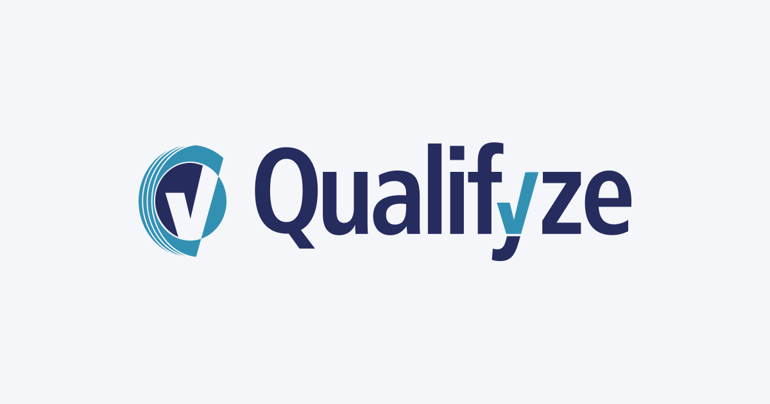 Logo of Qualifyze to illustrate their customer story with Scilife