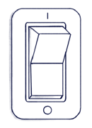 Illustration that shows a switch to symbolize Scilife helping life sciences turn quality into their brightest asset | Scilife