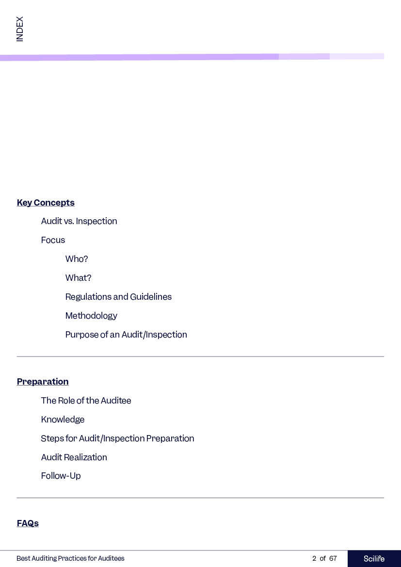 Scilife Handbook - AuditsIntro to Data Integrity Handbook2