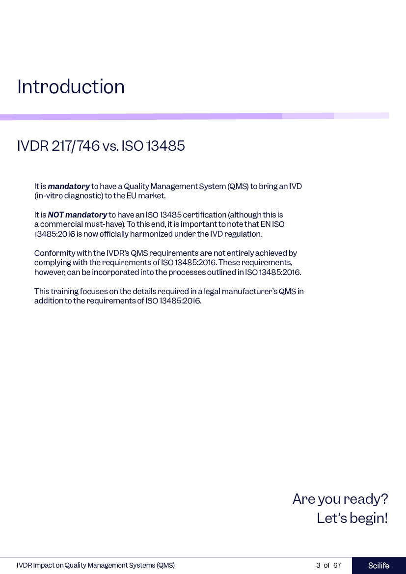 Scilife Handbook - IVDRIntro to Data Integrity Handbook3