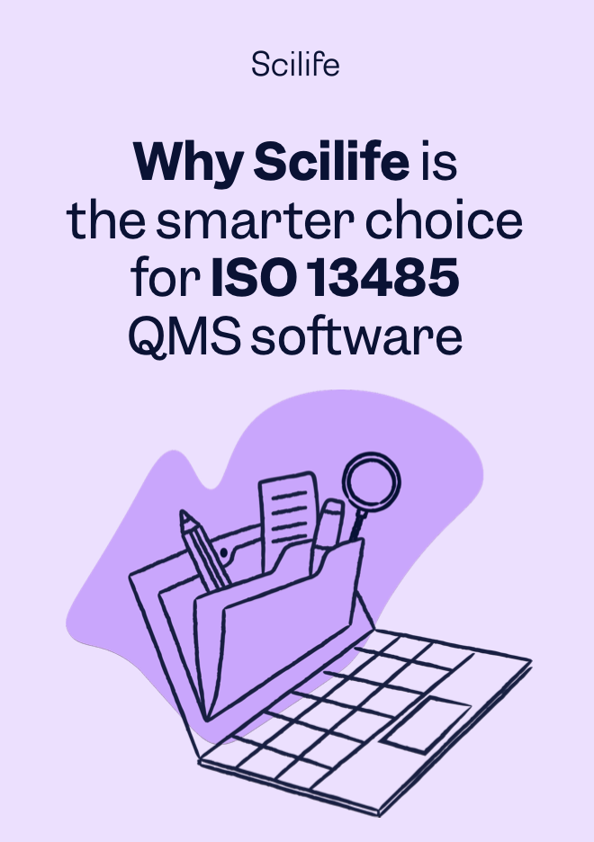 Why you should choose Scilife ISO 13485 QMS software PDF | Scilife