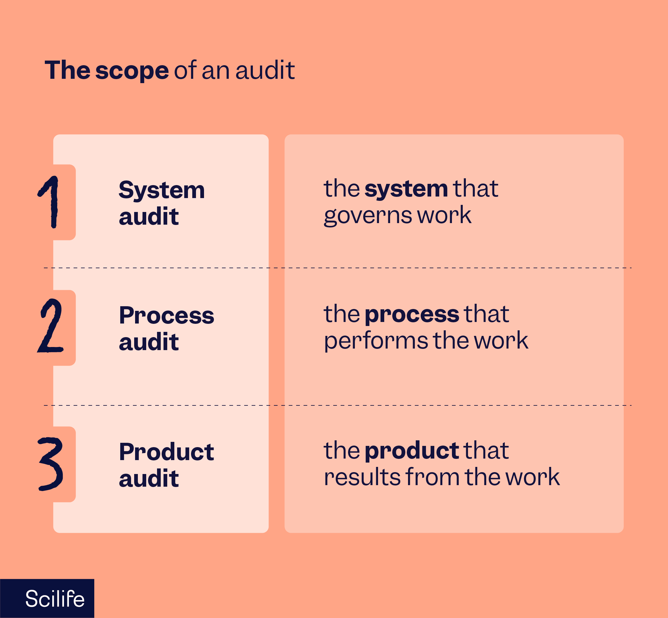 The scope of an audit | Scilife