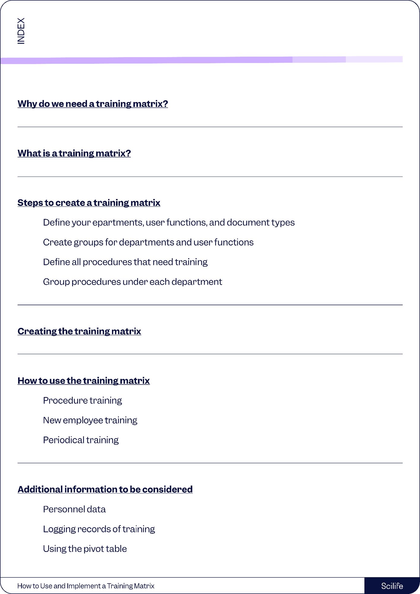 Training-Matrix-index