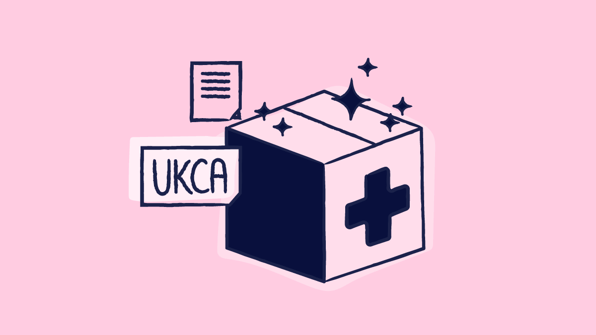 Illustrated medical device with UKCA mark | Scilife