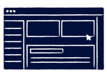 This is an illustration representing the dashboard of an eQMS software | Scilife