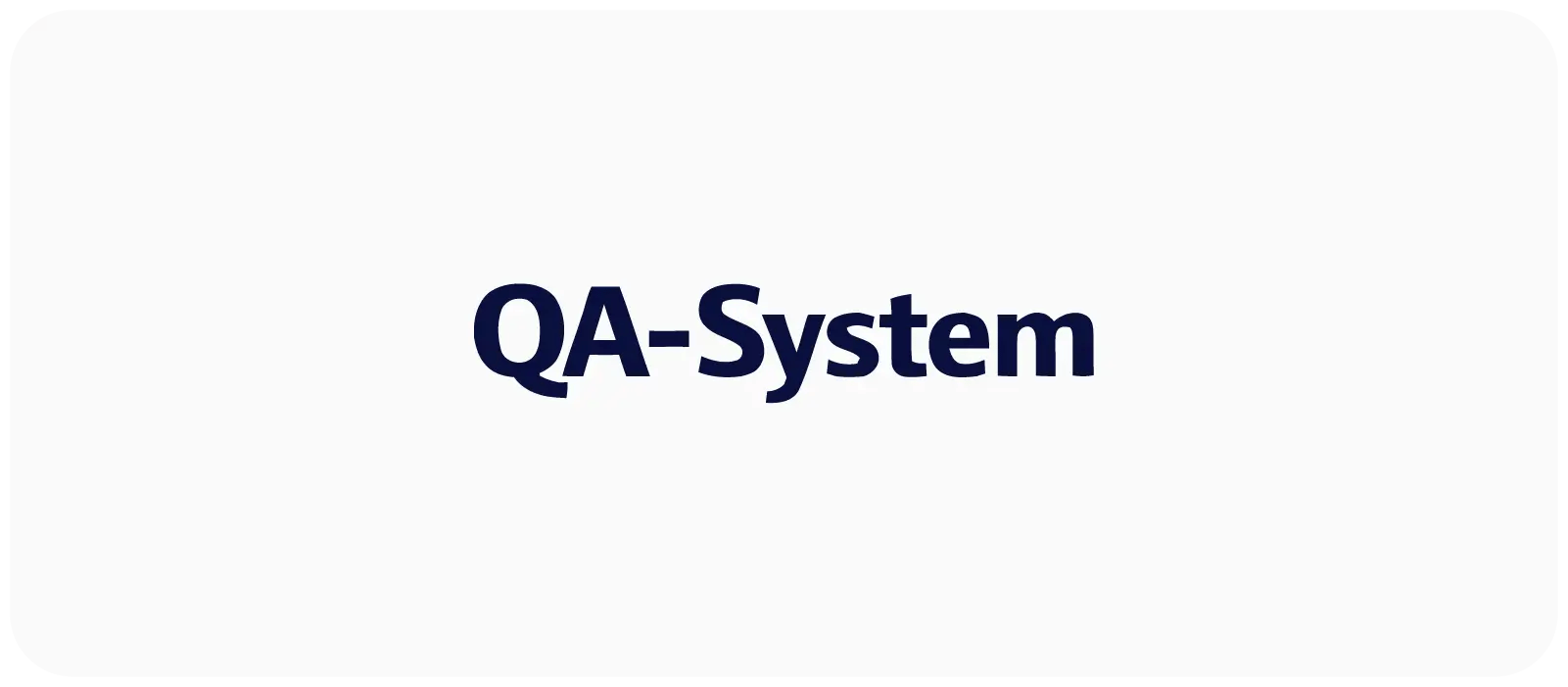 QA-System | Scilife