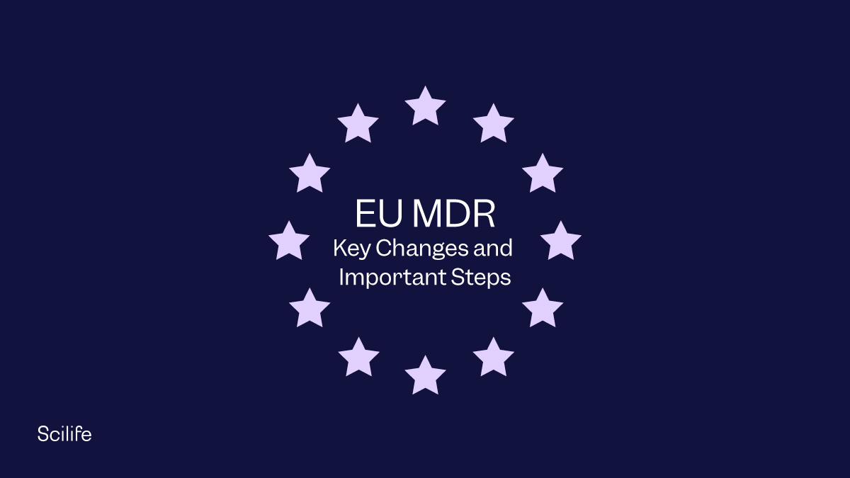 Infographics of the EU MDR Key Changes and Important Steps | Scilife