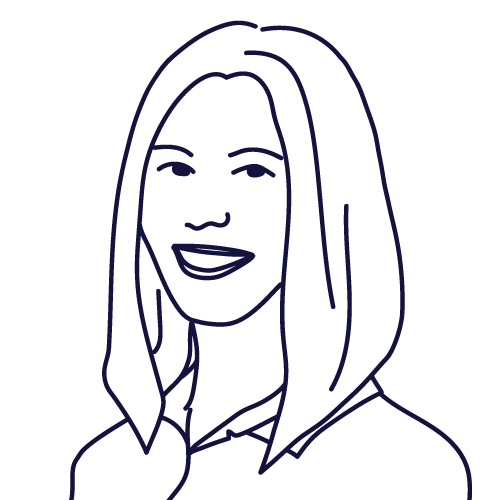 Hand drawn illustration of Maripaz Quilez, VP of Product at Scilife