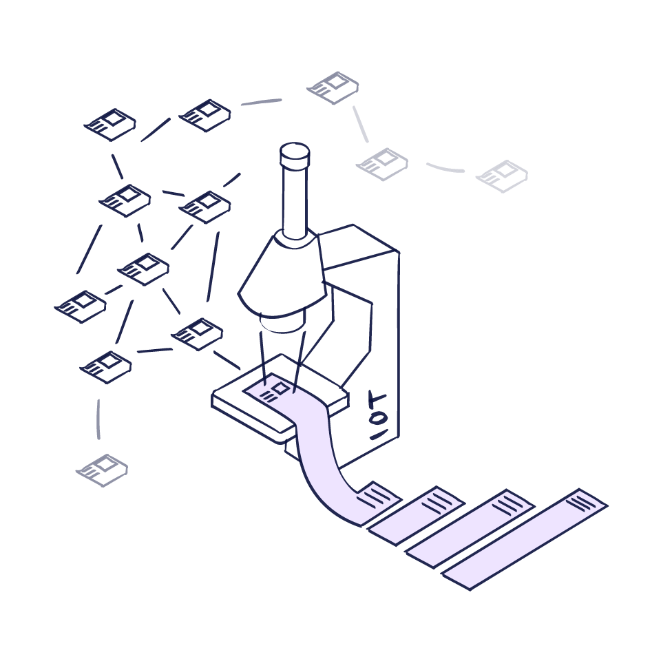 Illustration that represents Internet of Things (IoT) in Quality Management | Scilife