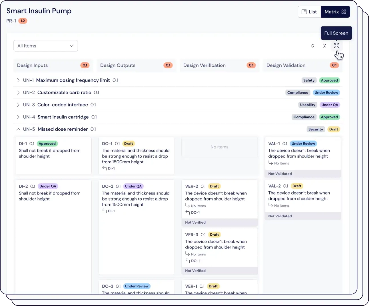 Image that shows Design and Development Software for Medical Devices from Scilife Smart QMS 